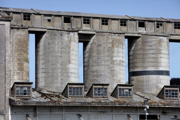 Old abandoned industrial building in Antoign in Belgium