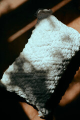Close up white pillow