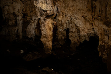 inside the Nerja caves in Malaga, Spain