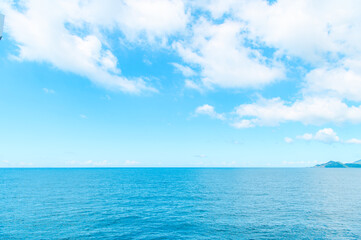 Obraz premium 船から見える海の絶景