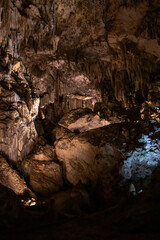 inside the Nerja caves in Malaga, Spain