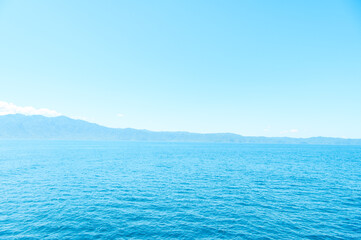 Obraz premium 船から見える海の絶景