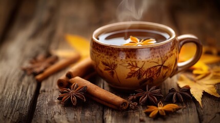 cup of tea with spices