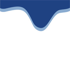 Divider Header for App, Banners or Posters. Set of Template Dividers Shapes for Website. Curve Lines, Drops, Wave Collection of Design Element for Top, Bottom Page Web Site. white background.