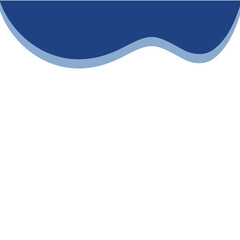 Divider Header for App, Banners or Posters. Set of Template Dividers Shapes for Website. Curve Lines, Drops, Wave Collection of Design Element for Top, Bottom Page Web Site. white background.