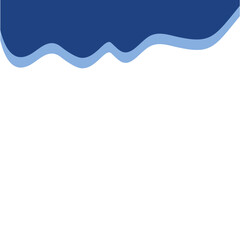 Divider Header for App, Banners or Posters. Set of Template Dividers Shapes for Website. Curve Lines, Drops, Wave Collection of Design Element for Top, Bottom Page Web Site. white background.