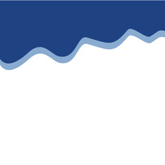 Divider Header for App, Banners or Posters. Set of Template Dividers Shapes for Website. Curve Lines, Drops, Wave Collection of Design Element for Top, Bottom Page Web Site. white background.