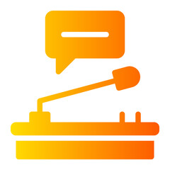 conference gradient icon