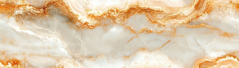 Seamless marble texture in light tan with soft gold veins, [Abstract Background Marble], [Warm and natural]