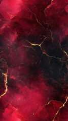 Seamless marble texture in rich burgundy with gold highlights, [Abstract Background Marble], [Bold and luxurious]