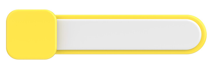 Profile tab. Social media profile. 3D illustration.