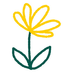 Doodle Flower Hand Drawn Illustration