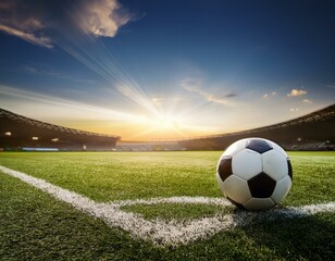 Dynamic Soccer Ball on Field