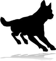 Dog Silhouette Pet Animal