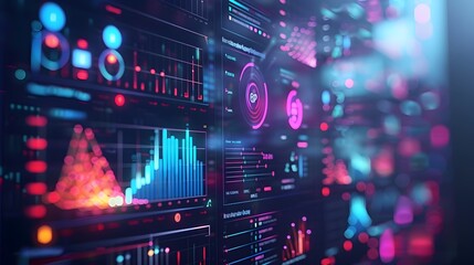 Sophisticated AI Powered Analytics Interface Monitoring Social Media Sentiment Trends in Real time