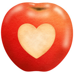 Heart in Apple 