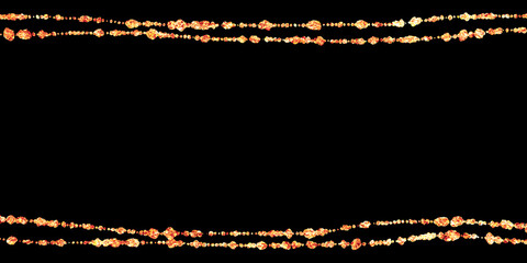 黒背景に赤っぽいキラキラしたイラスト素材