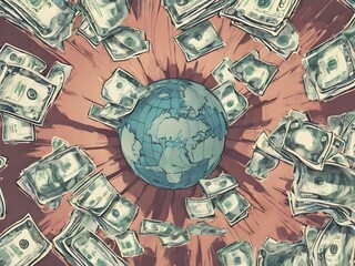 Fototapeta premium Financial freedom through passive income and creating multiple income streams
