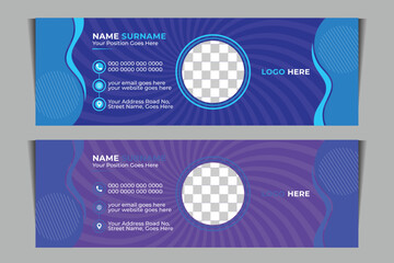 Creative office email signature template design,Email Signature Design