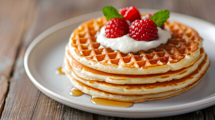 Belgian Waffle Stack 