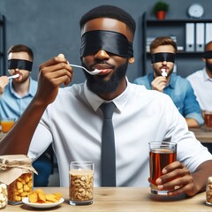 202 Guess the Flavor A blind taste testing game where employees