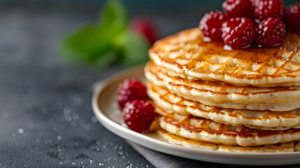 Belgian Waffle Stack Tranquil Rock Garden Sunri