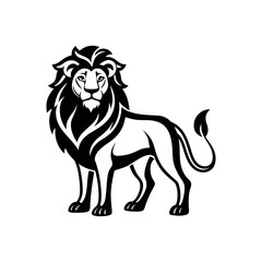 lion vector art illustration 