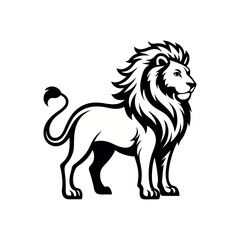 lion vector art illustration 