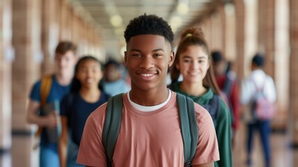 First Day of College, a freshman filled with excitement and nerves, embarking on a new journey, navigating campus paths, embracing the start of academic life