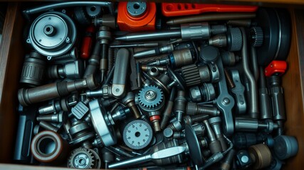 Banner Background of Minimalist Steampunk Room Themed Design Ideas