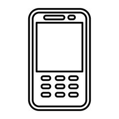 phone icon Vector Line Icon Design