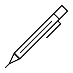 pencil icon Vector Line Icon Design