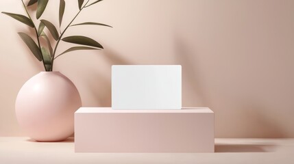 A mockup of a loyalty card for a retail store, featuring a minimalist design and clear branding.