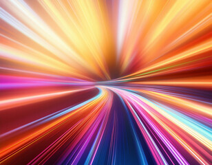 Obraz premium Dynamic Motion Blur Abstract Vibrant and Colorful Background Capturing Speed, Energy, and Flow