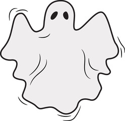 spooky ghosts  ,  happy Halloween 
