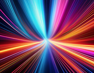 Obraz premium Dynamic Motion Blur Abstract Vibrant and Colorful Background Capturing Speed, Energy, and Flow