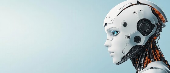 Cybernetic augmentation through humanmachine interfaces, visualizing the enhancement of human abilities via advanced interfaces