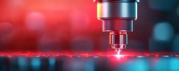 Laser optics technology, focusing on the integration of lasers and lenses for enhanced precision in various applications