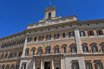 Roma, il Palazzo di Montecitorio