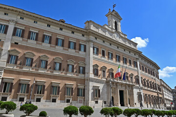Fototapeta premium Roma, il Palazzo di Montecitorio