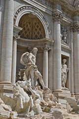 Naklejka premium Roma, La Fontana di Trevi