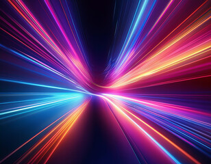 Dynamic Motion Blur Abstract Vibrant and Colorful Background Capturing Speed, Energy, and Flow