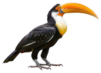 Obraz premium PNG Colorful toucan with large beak