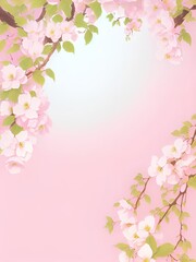 Fototapeta premium 桜の背景