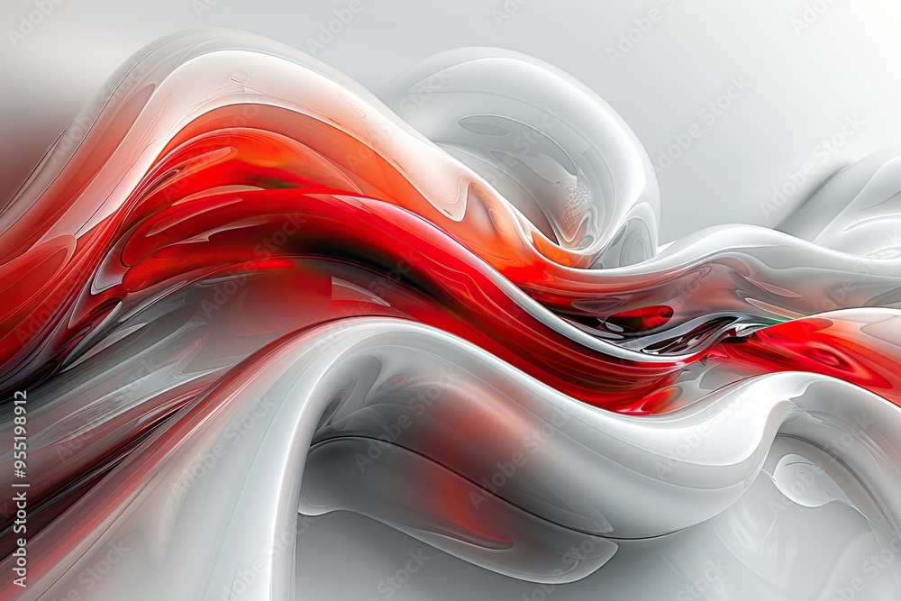 Poster Dynamic Movement Abstract Art compositions capturing dynamic movement a