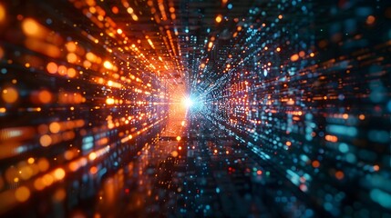 Naklejka premium Dynamic Sentiment Word Cloud Explosion of Movie Review Analysis