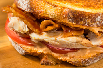 Spicy Homemade Chipotle  Chicken Sandwich Panini