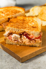 Spicy Homemade Chipotle  Chicken Sandwich Panini
