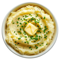 PNG Creamy mashed potatoes with butter