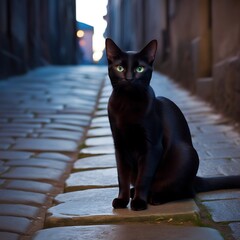A cat catching a fish on his hand eating